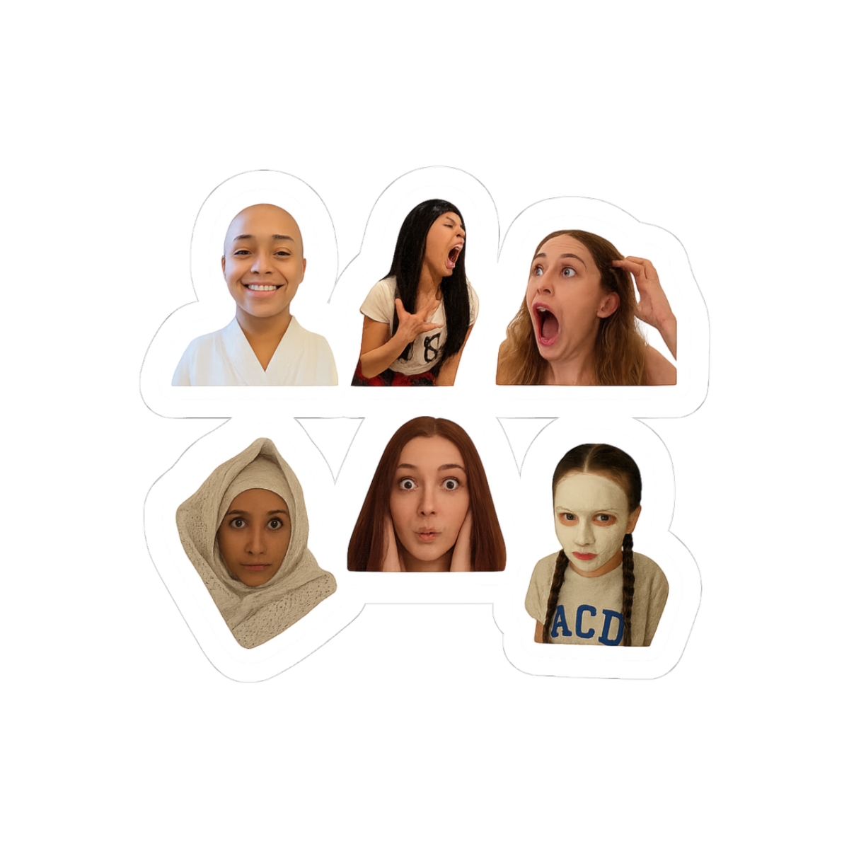 KATSEYE Funny Memes Sticker Pack | Witty Vinyl Decals