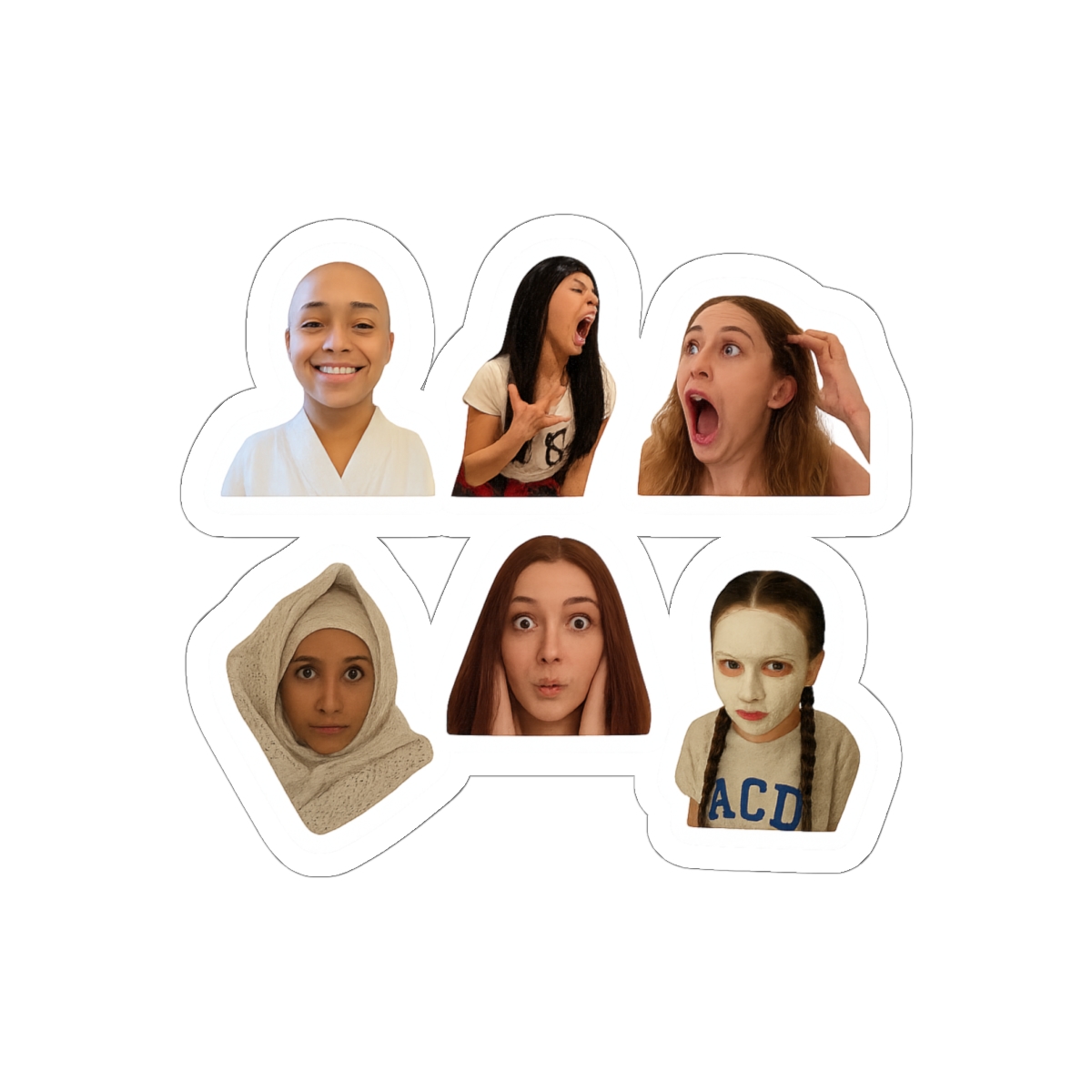 KATSEYE Funny Memes Sticker Pack | Witty Vinyl Decals