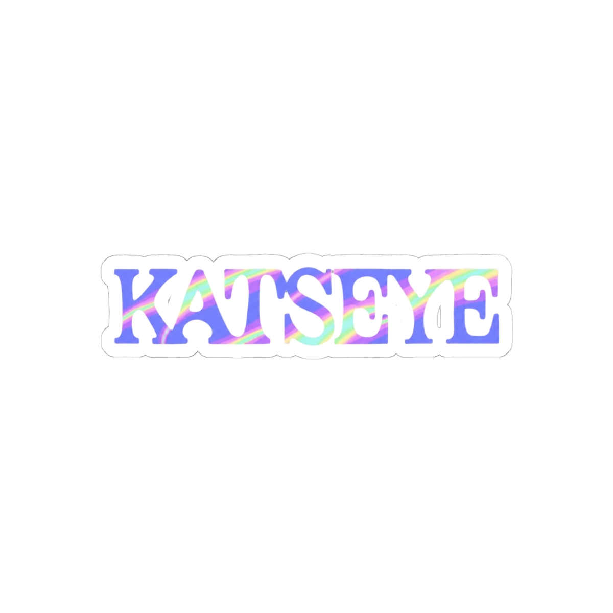 Katseye Hand-Drawn Logo Sticker | Cute Superfan Vinyl Decal - alternate angle 1, merchandise