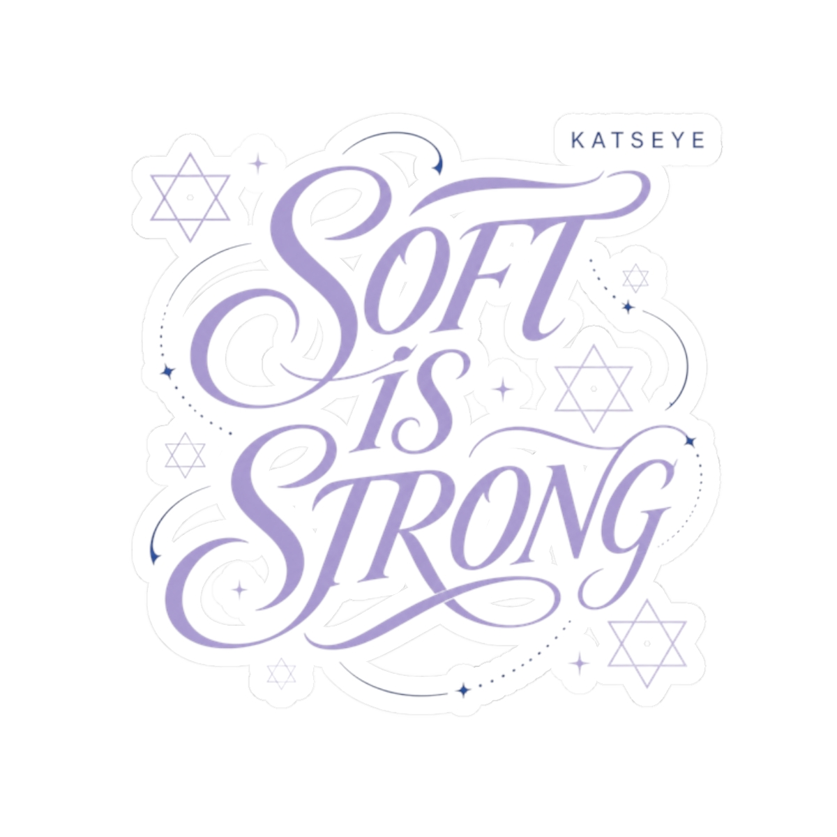KATSEYE "SOFT IS STRONG" Sticker - Official Stickers merchandise