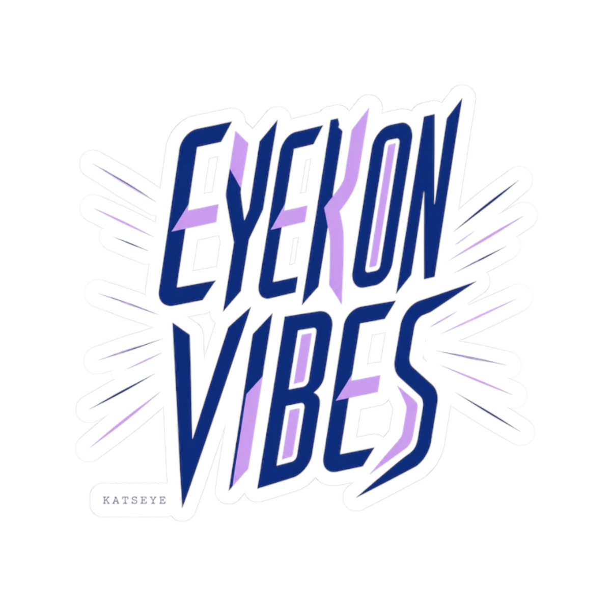 KATSEYE "EYEKON VIBES" Sticker - Official Stickers merchandise