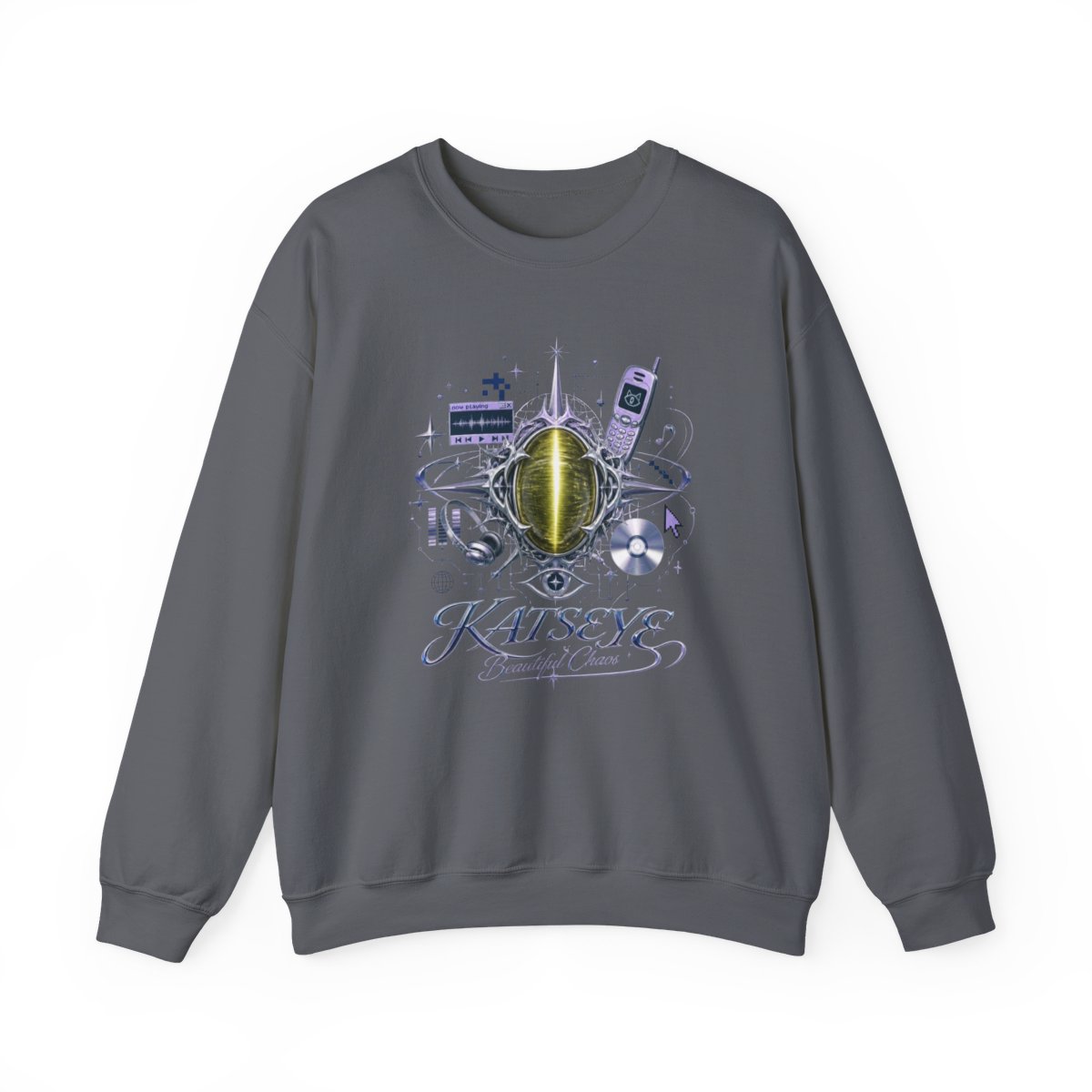 KATSEYE "KATSEYE – Beautiful Chaos" Crewneck - alternate angle 3, merchandise