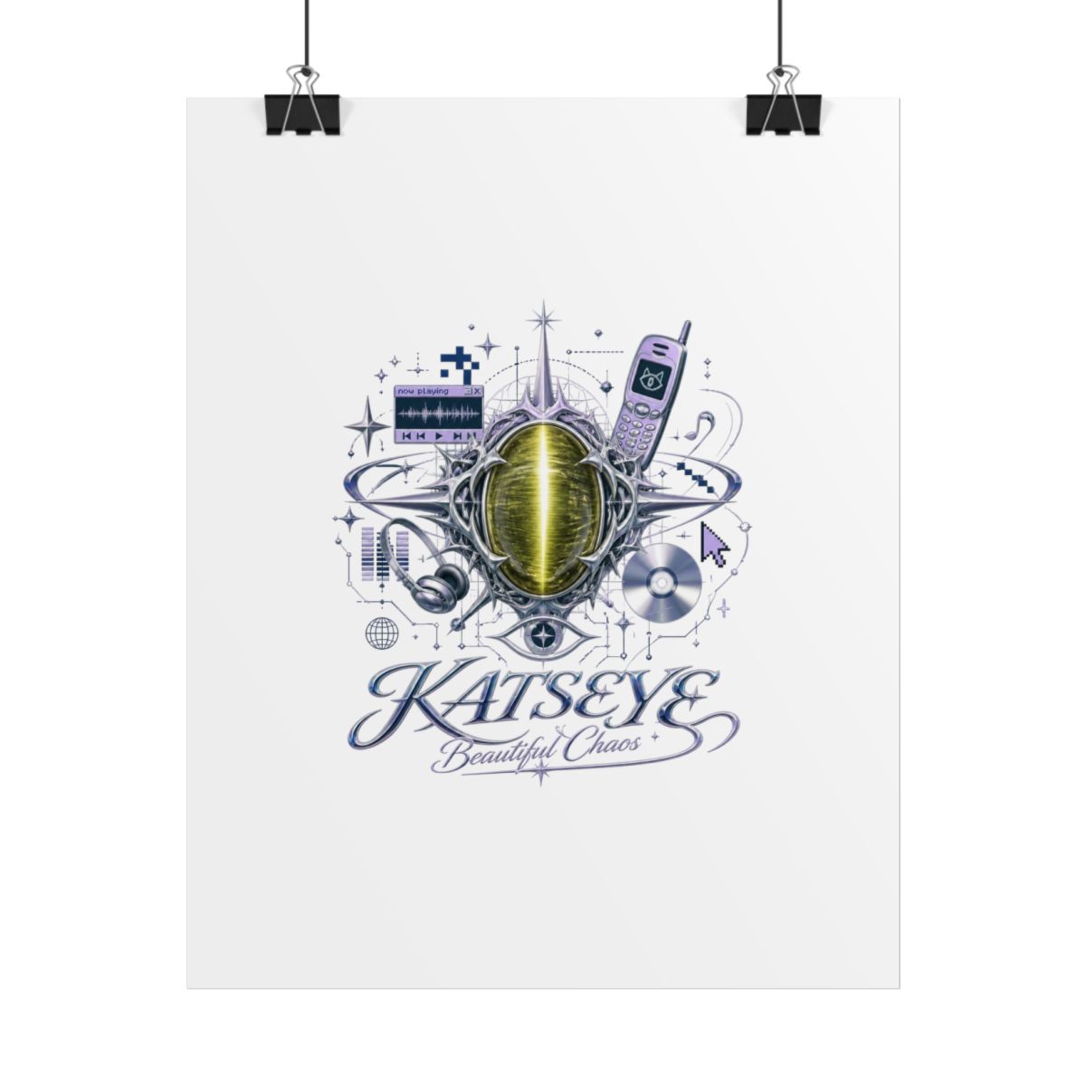 KATSEYE "KATSEYE – Beautiful Chaos" Poster