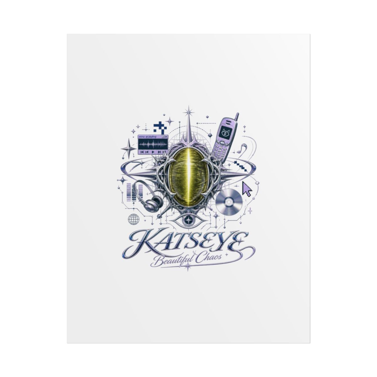 KATSEYE "KATSEYE – Beautiful Chaos" Poster - alternate angle 1, merchandise