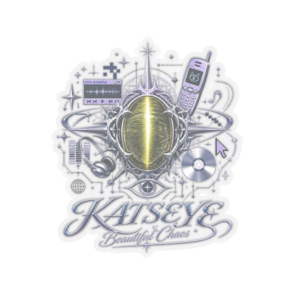 KATSEYE "KATSEYE – Beautiful Chaos" Sticker