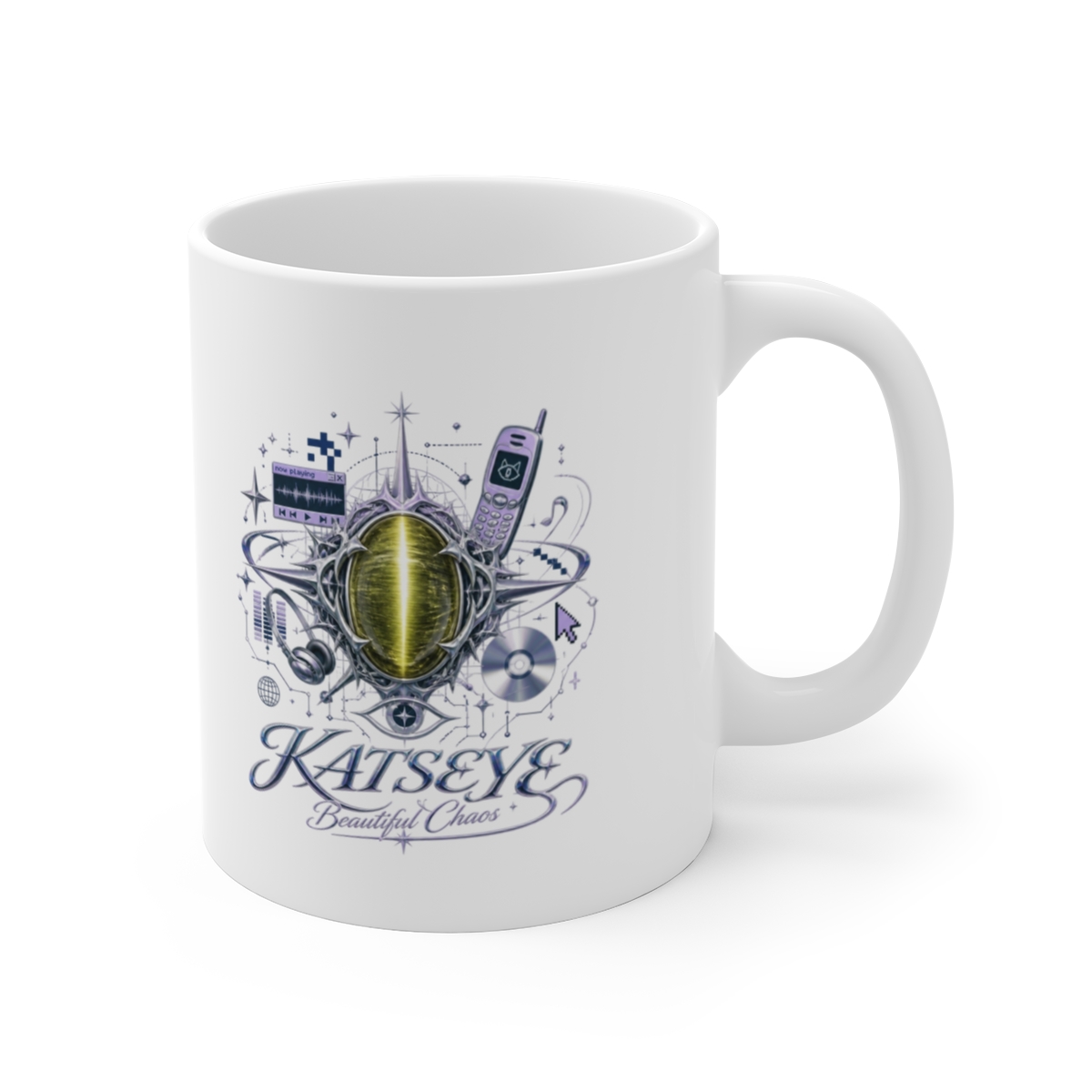 KATSEYE "KATSEYE – Beautiful Chaos" White Mug