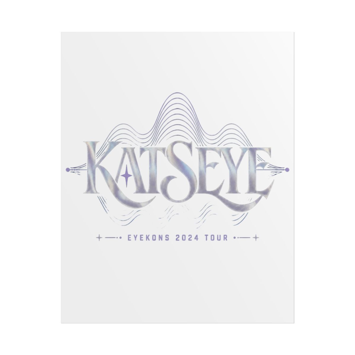 KATSEYE Name Poster - Official Posters & Wall Art merchandise