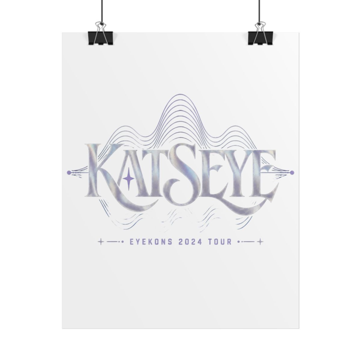 KATSEYE Name Poster - KATSEYE official Posters & Wall Art merch
