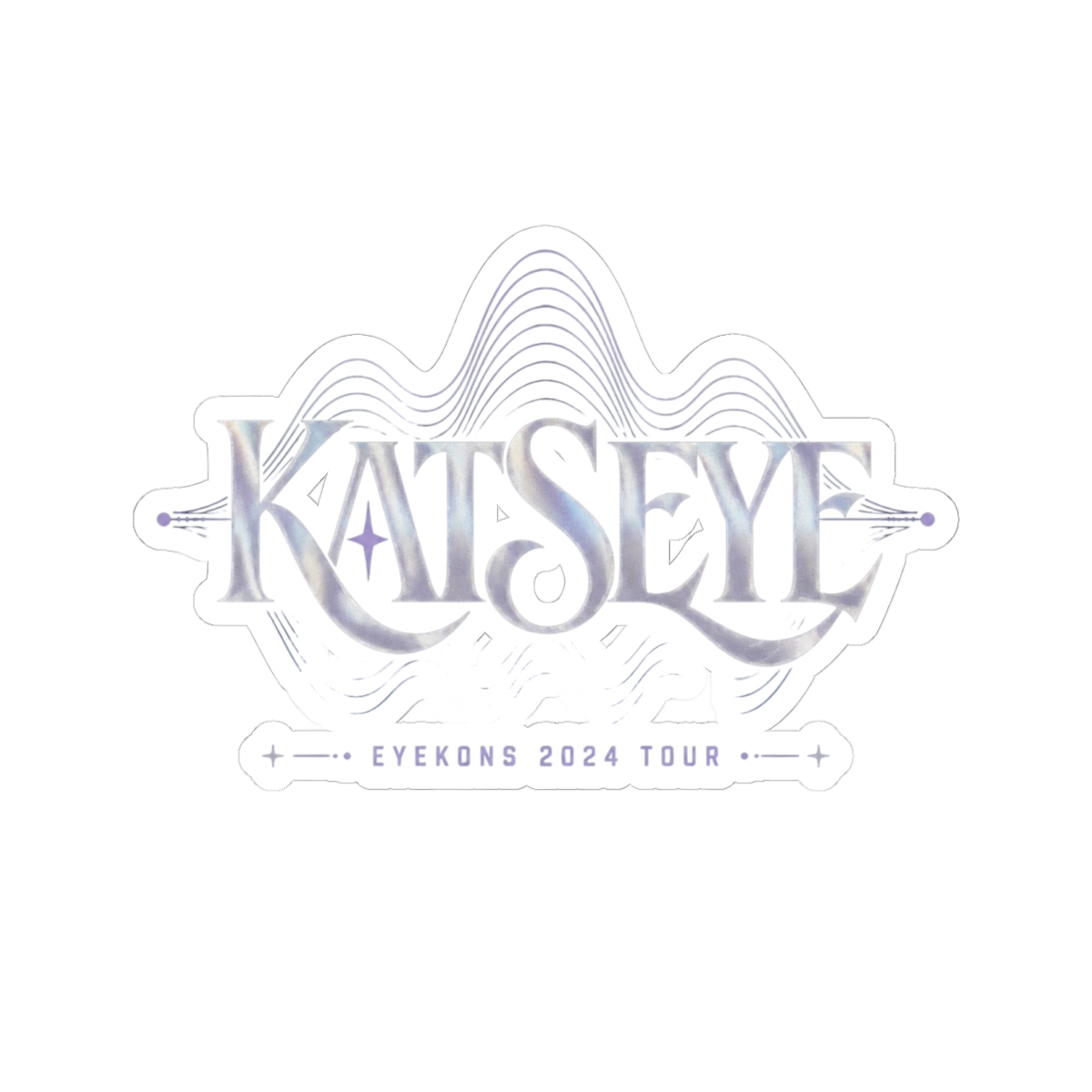 KATSEYE Name Sticker - Official Stickers merchandise