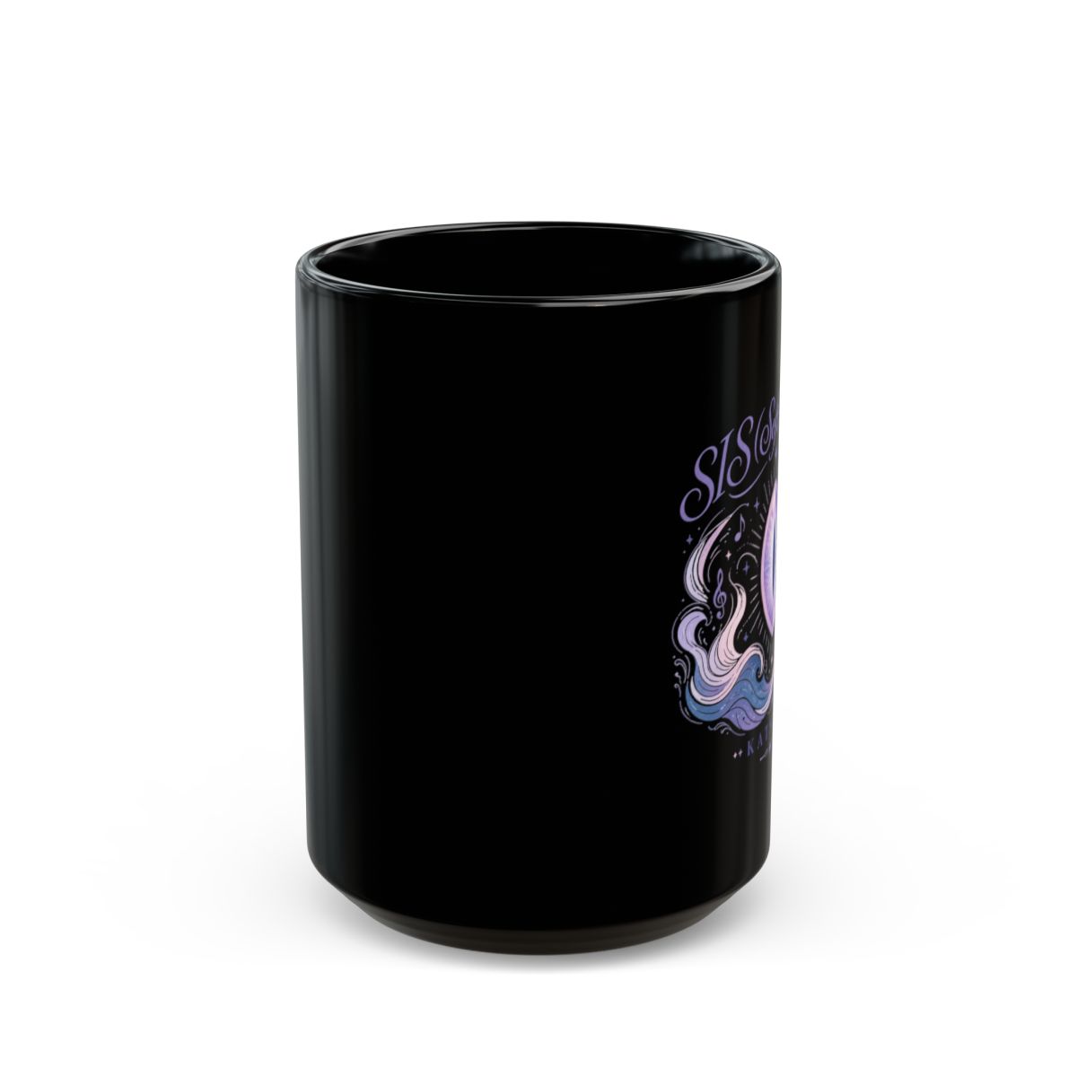 KATSEYE "SIS (Soft Is Strong)" Black Mug - alternate angle 2, merchandise