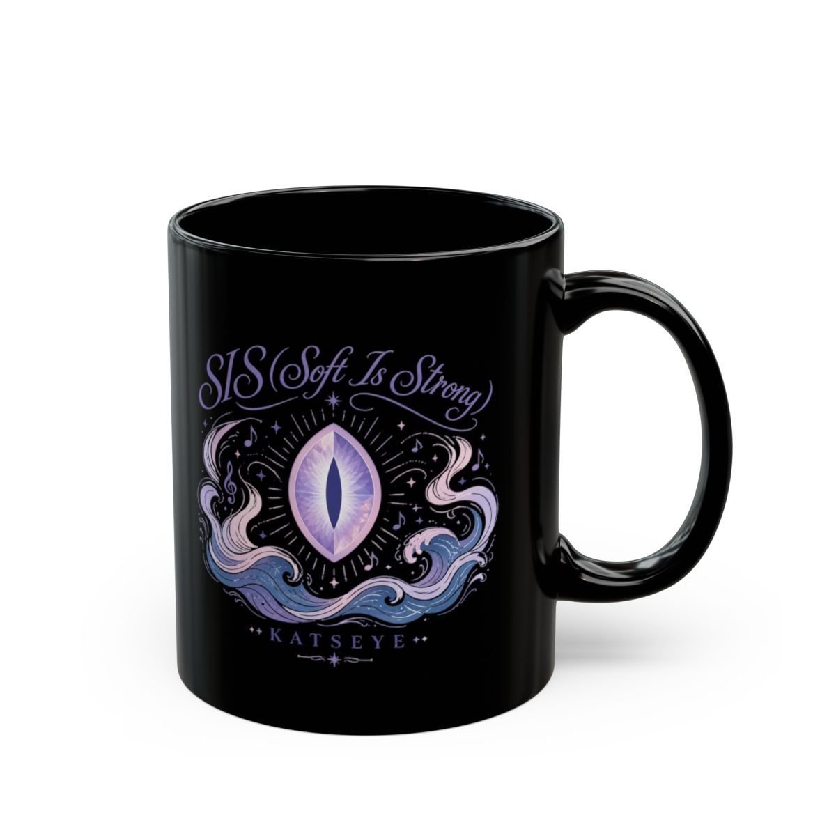 KATSEYE "SIS (Soft Is Strong)" Black Mug