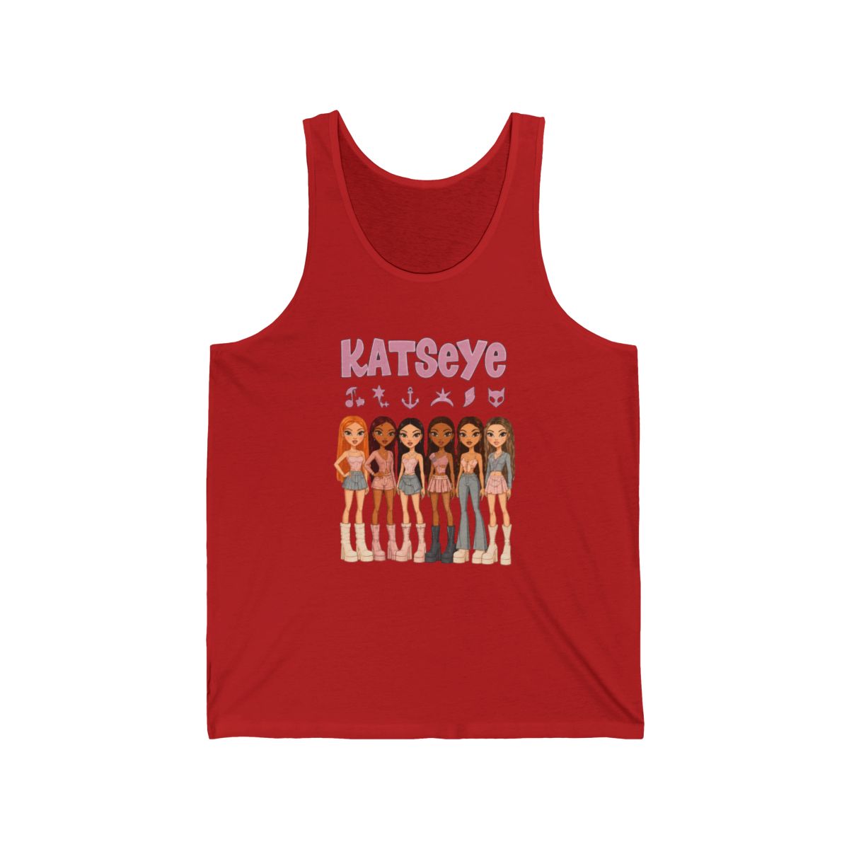 Katseye Beautiful Chaos Kpop Aesthetic Fan Tank Top - Official tank-tops merchandise