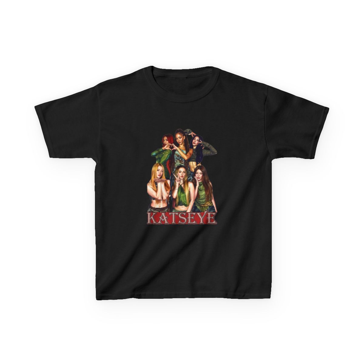 Katseye Kids T-Shirt - alternate angle 2, merchandise