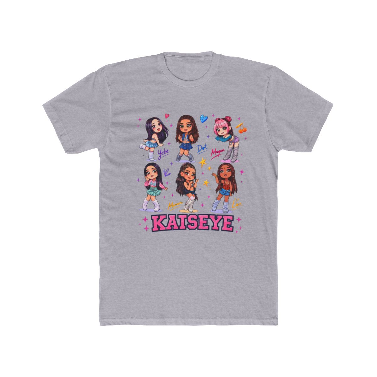 KATSEYE Chibi Graphic T Shirt - alternate angle 5, merchandise