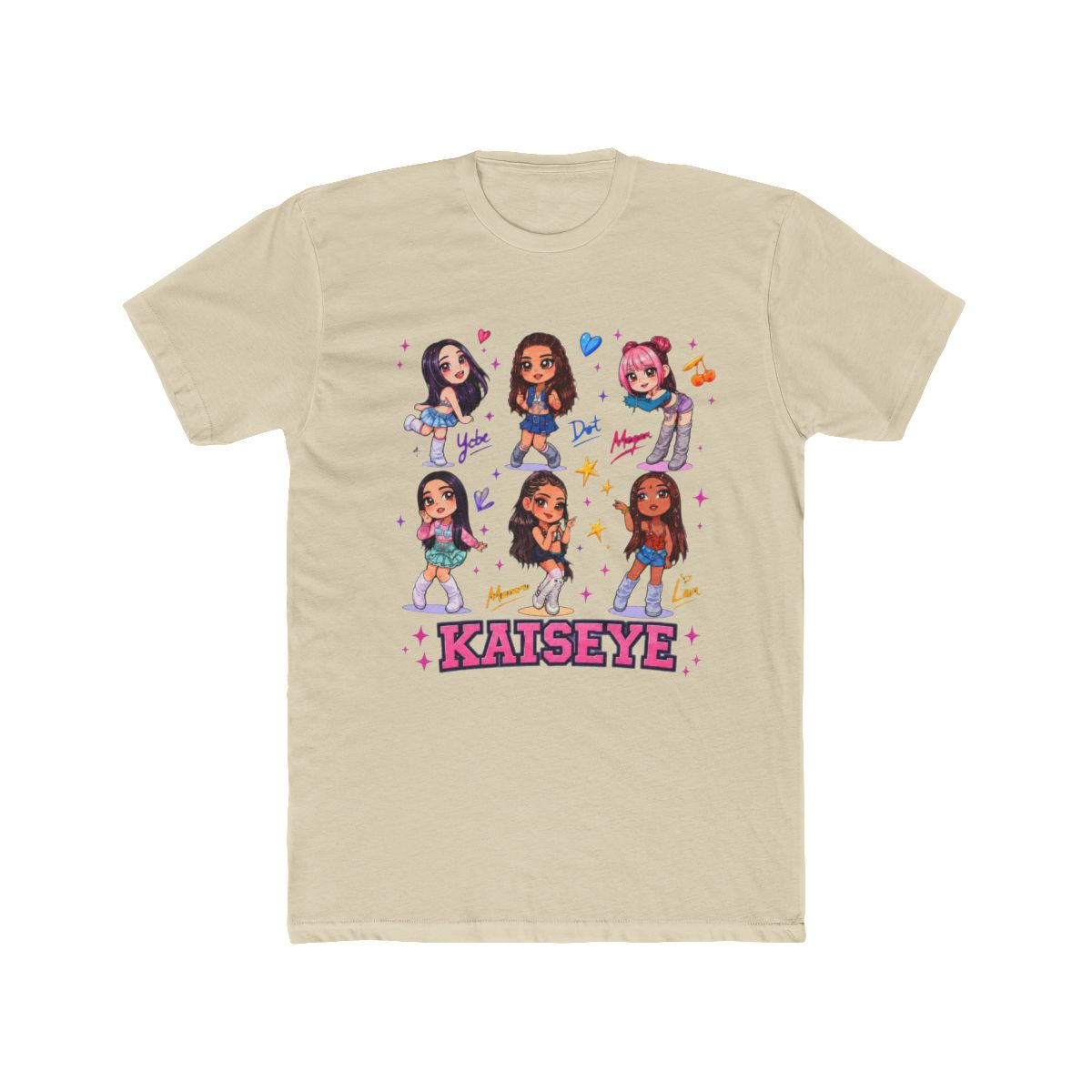 KATSEYE Chibi Graphic T Shirt - alternate angle 4, merchandise