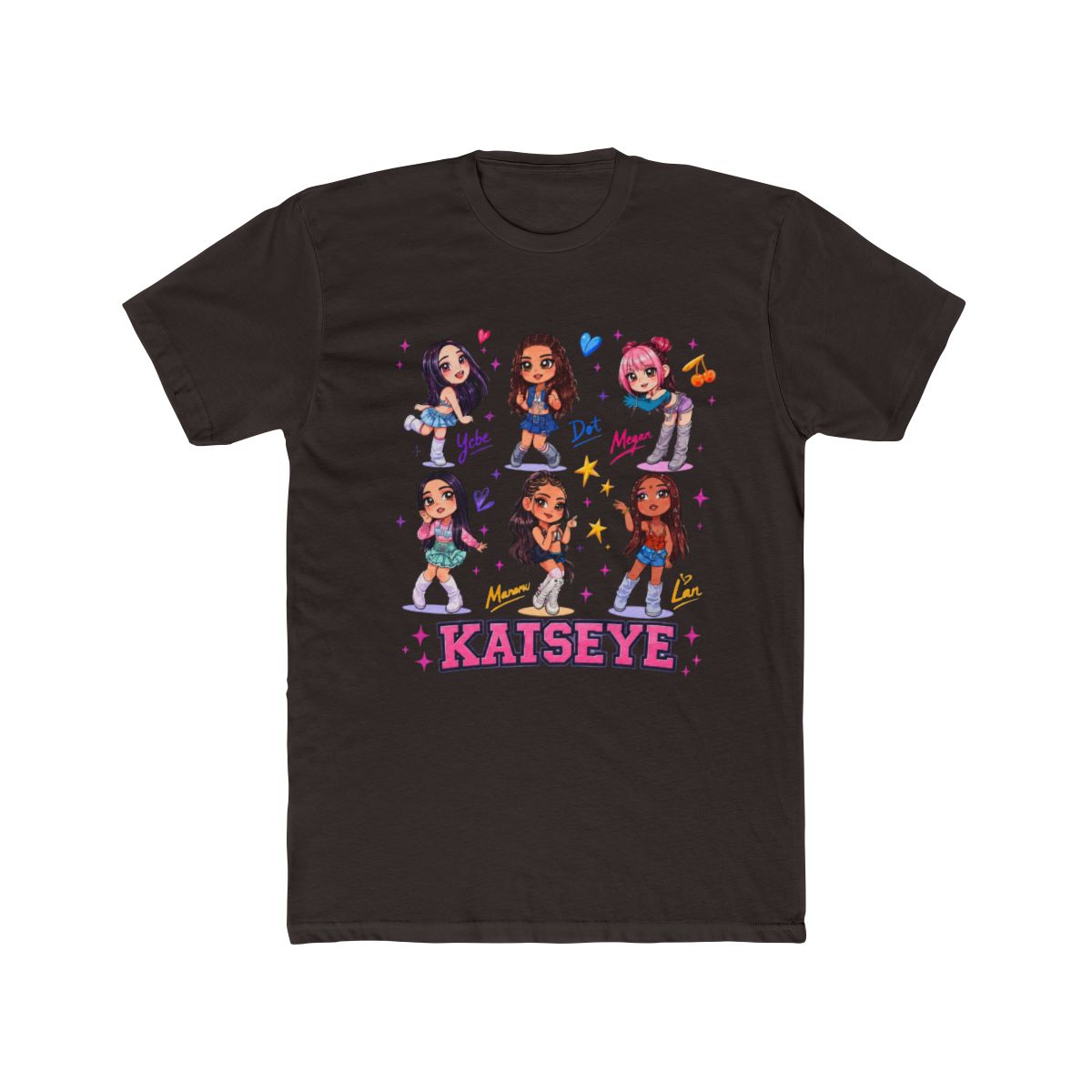 KATSEYE Chibi Graphic T Shirt - alternate angle 3, merchandise