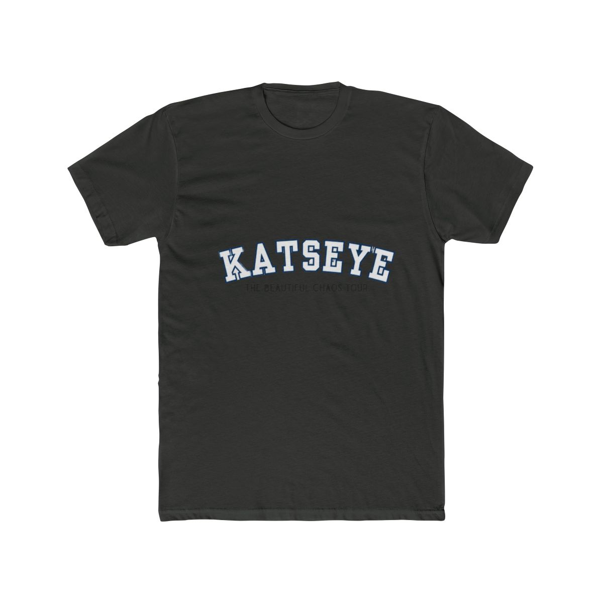 Katseye The Beautiful Chaos Tour Varsity Font Design T Shirt - alternate angle 5, merchandise